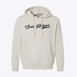 South Holland Illinois Vintage Team Pigment-Dyed Hoodie