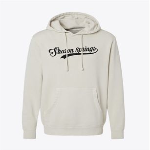 Sharon Springs New York Vintage Team Pigment-Dyed Hoodie