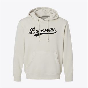Bakersville North Carolina Vintage Team Pigment-Dyed Hoodie