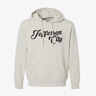 Jefferson City Tennessee Vintage Team Pigment-Dyed Hoodie