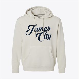 James City North Carolina Vintage Team Pigment-Dyed Hoodie