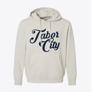 Tabor City North Carolina Vintage Team Pigment-Dyed Hoodie