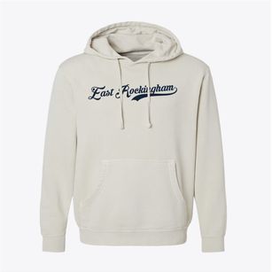 East Rockingham North Carolina Vintage Team Pigment-Dyed Hoodie