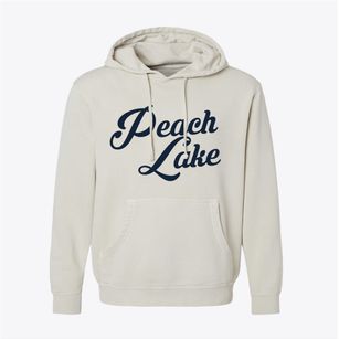 Peach Lake New York Vintage Team Pigment-Dyed Hoodie