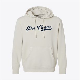 Port Chester New York Vintage Team Pigment-Dyed Hoodie