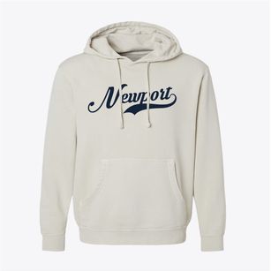 Newport Rhode Island Vintage Team Pigment-Dyed Hoodie