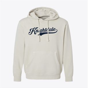 Knightdale North Carolina Vintage Team Pigment-Dyed Hoodie
