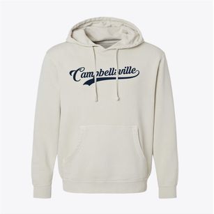 Campbellsville Kentucky Vintage Team Pigment-Dyed Hoodie