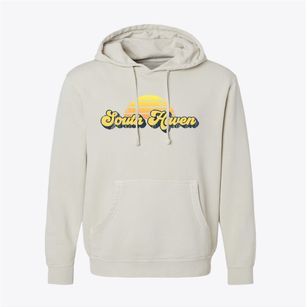 South Haven Indiana Sublime Sunset Pigment-Dyed Hoodie