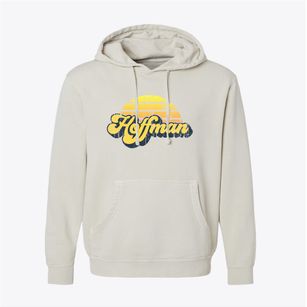 Hoffman North Carolina Sublime Sunset Pigment-Dyed Hoodie