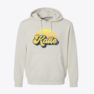 Katie Oklahoma Sublime Sunset Pigment-Dyed Hoodie