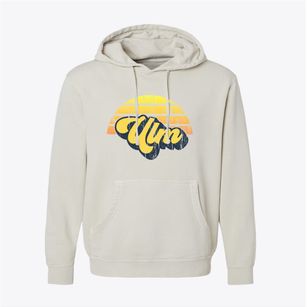 Ulm Arkansas Sublime Sunset Pigment-Dyed Hoodie