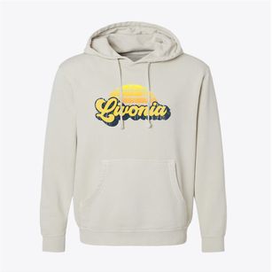 Livonia New York Sublime Sunset Pigment-Dyed Hoodie