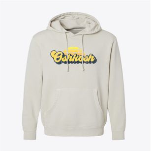 Oshkosh Wisconsin Sublime Sunset Pigment-Dyed Hoodie