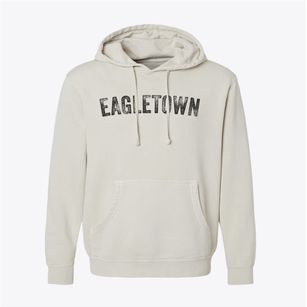 Eagletown Oklahoma Timeless Retro Pigment-Dyed Hoodie