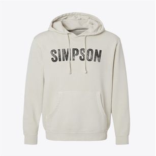 Simpson North Carolina Timeless Retro Pigment-Dyed Hoodie