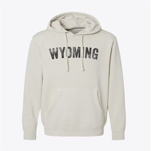 Wyoming New York Timeless Retro Pigment-Dyed Hoodie
