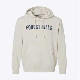 Forest Hills Tennessee Timeless Retro Pigment-Dyed Hoodie