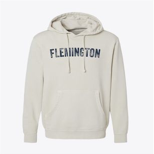 Flemington New Jersey Timeless Retro Pigment-Dyed Hoodie