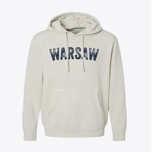 Warsaw North Carolina Timeless Retro Pigment-Dyed Hoodie