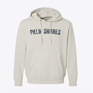 Palm Shores Florida Timeless Retro Pigment-Dyed Hoodie