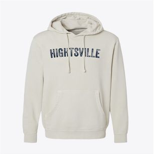 Hightsville North Carolina Timeless Retro Pigment-Dyed Hoodie
