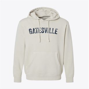 Gatesville North Carolina Timeless Retro Pigment-Dyed Hoodie