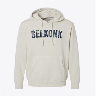 Seekonk Massachusetts Timeless Retro Pigment-Dyed Hoodie