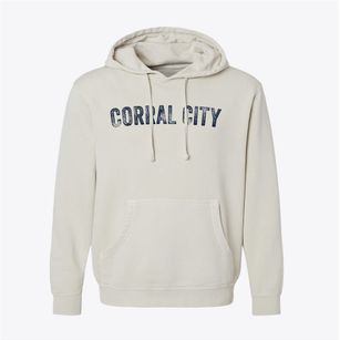 Corral City Texas Timeless Retro Pigment-Dyed Hoodie