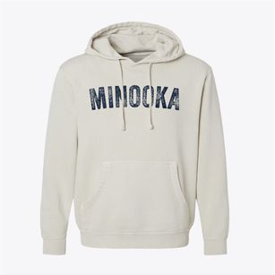 Minooka Illinois Timeless Retro Pigment-Dyed Hoodie