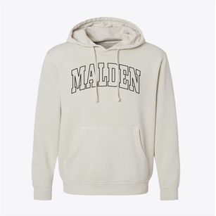 Malden Missouri Trendy Block Pigment-Dyed Hoodie