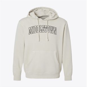 Middletown Ohio Trendy Block Pigment-Dyed Hoodie