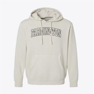 Farmington New Mexico Trendy Block Pigment-Dyed Hoodie