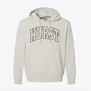 Hurst Texas Trendy Block Pigment-Dyed Hoodie