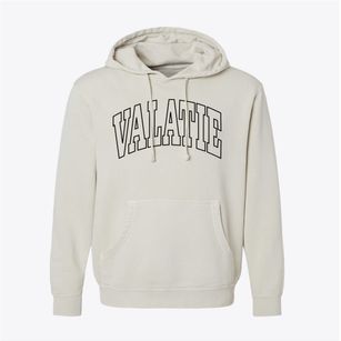 Valatie New York Trendy Block Pigment-Dyed Hoodie