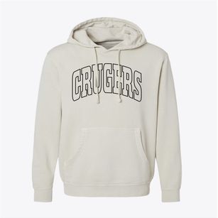 Crugers New York Trendy Block Pigment-Dyed Hoodie