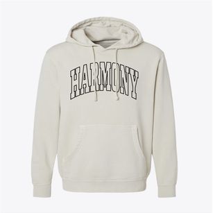 Harmony Pennsylvania Trendy Block Pigment-Dyed Hoodie