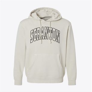 Scranton Kansas Trendy Block Pigment-Dyed Hoodie