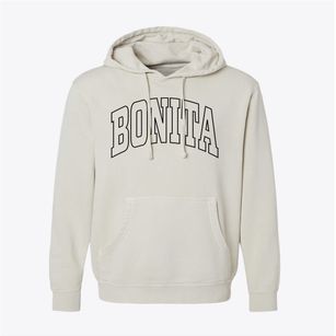 Bonita Louisiana Trendy Block Pigment-Dyed Hoodie
