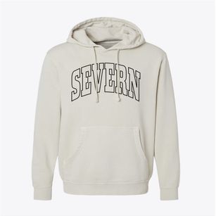 Severn North Carolina Trendy Block Pigment-Dyed Hoodie