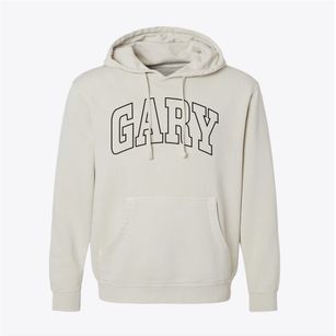 Gary South Dakota Trendy Block Pigment-Dyed Hoodie