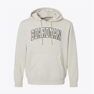 Boardman North Carolina Trendy Block Pigment-Dyed Hoodie