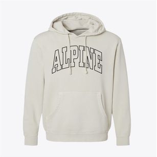 Alpine Oregon Trendy Block Pigment-Dyed Hoodie