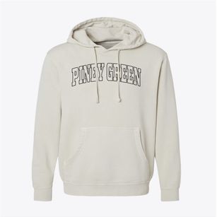 Piney Green North Carolina Trendy Block Pigment-Dyed Hoodie