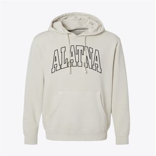 Alatna Alaska Trendy Block Pigment-Dyed Hoodie