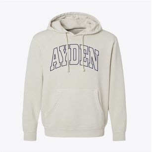 Ayden North Carolina Trendy Block Pigment-Dyed Hoodie