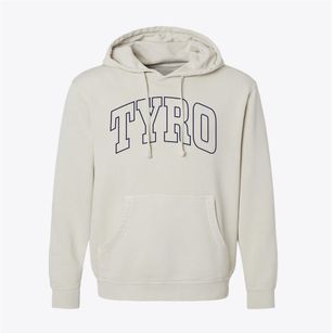 Tyro North Carolina Trendy Block Pigment-Dyed Hoodie