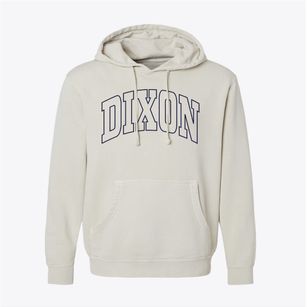 Dixon Illinois Trendy Block Pigment-Dyed Hoodie