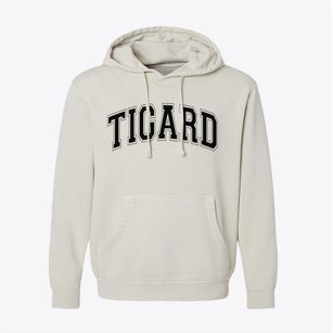 Tigard Oregon Varsity Pigment-Dyed Hoodie