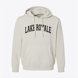 Lake Royale North Carolina Varsity Pigment-Dyed Hoodie